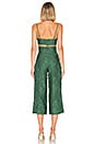 view 3 of 3 JUMPSUIT SIN TIRANTES JOELLE in Emerald Green