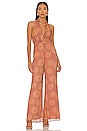 view 1 of 3 x REVOLVE Larisa Jumpsuit in Blush & Gold Tie Dye