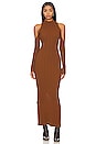 view 1 of 3 x REVOLVE Auren Cold Shoulder Dress in Chocolate Brown