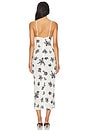 view 3 of 3 VESTIDO MIDI JINX in Cream & Black