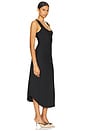 view 2 of 3 VESTIDO MIDI CORBYN in Black