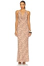 view 1 of 4 x REVOLVE Sabrina Maxi Dress in Brown & Ivory Stripe