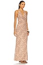 view 2 of 4 x REVOLVE Sabrina Maxi Dress in Brown & Ivory Stripe