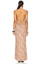 view 3 of 4 x REVOLVE Sabrina Maxi Dress in Brown & Ivory Stripe