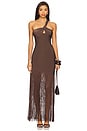 view 1 of 3 x REVOLVE Perlita Maxi Dress in Chocolate Brown