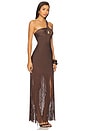 view 2 of 3 x REVOLVE Perlita Maxi Dress in Chocolate Brown
