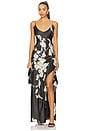 view 1 of 3 x REVOLVE Aurora Maxi Dress in Black & White Floral