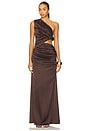 view 1 of 3 x REVOLVE Carrie Gown in Chocolate Brown