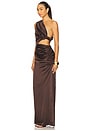 view 2 of 3 x REVOLVE Carrie Gown in Chocolate Brown