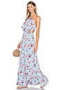 view 1 of 3 x REVOLVE Zoe Halter Maxi in Blue Floral