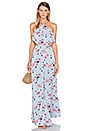 view 2 of 3 x REVOLVE Zoe Halter Maxi in Blue Floral