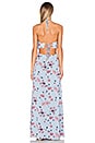 view 3 of 3 x REVOLVE Zoe Halter Maxi in Blue Floral