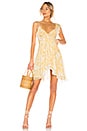 view 1 of 3 VESTIDO ENVOLVENTE DARMA in Saffron Floral