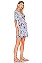 view 2 of 3 x REVOLVE Harper Wrap Dress in Blue Floral