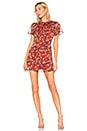view 1 of 3 VESTIDO LOTTE in Red Mixed Floral