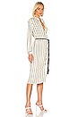 view 2 of 3 X REVOLVE Devina Midi Dress in Ivory & Black Stripe