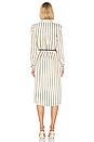 view 3 of 3 X REVOLVE Devina Midi Dress in Ivory & Black Stripe