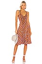 view 1 of 4 X REVOLVE Solita Dress in Brown & White Dot