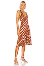 view 2 of 4 X REVOLVE Solita Dress in Brown & White Dot