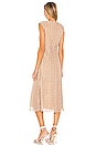 view 3 of 4 x REVOLVE Karina Midi Dress in Gold & White Dot