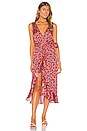 view 1 of 3 x REVOLVE Mitra Midi Dress in Red Poppy Floral