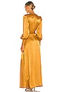 view 3 of 3 x REVOLVE Maxi Wrap Dress in Gold