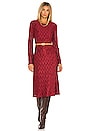 view 1 of 5 x REVOLVE Nona Long Sleeve Dress in Dark Red