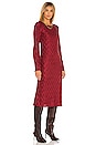 view 3 of 5 x REVOLVE Nona Long Sleeve Dress in Dark Red
