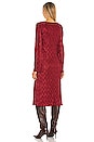 view 4 of 5 x REVOLVE Nona Long Sleeve Dress in Dark Red