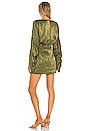 view 3 of 3 ROBE NIKA in Olive Green