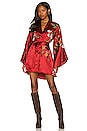 view 1 of 4 x REVOLVE Mika Kimono Mini Dress in Burgundy Multi