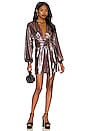 view 1 of 3 x REVOLVE Bourdin Mini Dress in Copper