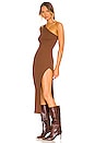 view 3 of 4 VESTIDO MIDI SAMIR in Cocoa Brown