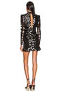view 3 of 4 x REVOLVE Carlo Mini Dress in Black Metallic Dot