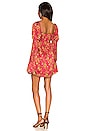 view 3 of 3 VESTIDO BROCK in Red Floral Multi