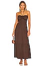 view 1 of 3 x REVOLVE Miramar Maxi Dress in Brown in Dark Brown