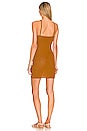 view 3 of 3 x REVOLVE Natalie Open Stitch Mini Dress in Sundial Brown