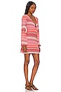 view 2 of 3 x REVOLVE Rosa Mini Dress in Pink Chevron Multi