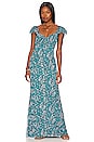 view 1 of 4 x REVOLVE Viana Maxi Dress in Teal Floral Multi