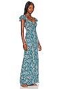 view 2 of 4 x REVOLVE Viana Maxi Dress in Teal Floral Multi