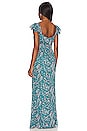 view 3 of 4 x REVOLVE Viana Maxi Dress in Teal Floral Multi