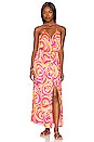 view 1 of 3 x REVOLVE Mareena Dress in Pink Swirl Print