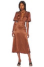 view 1 of 3 x REVOLVE Patria Midi Dress in Chocolate Brown
