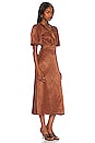 view 2 of 3 x REVOLVE Patria Midi Dress in Chocolate Brown
