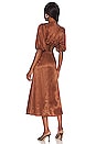 view 3 of 3 x REVOLVE Patria Midi Dress in Chocolate Brown