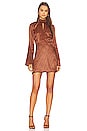 view 1 of 3 x REVOLVE Gerona Mini Dress in Chocolate Brown