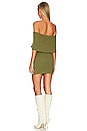 view 3 of 3 x REVOLVE Miki Off Shoulder Mini Dress in Olive Green