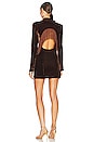 view 4 of 4 x REVOLVE Oriley Blazer Dress in Chocolate Brown