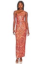 view 1 of 4 x REVOLVE Marielle Maxi Dress in Rust Multi