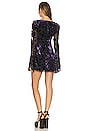 view 3 of 3 x REVOLVE Luelle Mini Dress in Black & Purple